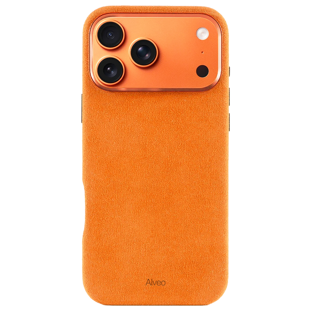 iPhone 17 Pro Mango Case Frente Alcantara - Alveo