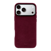 iPhone 17 Pro Max - Case Alcantara - Burgundy