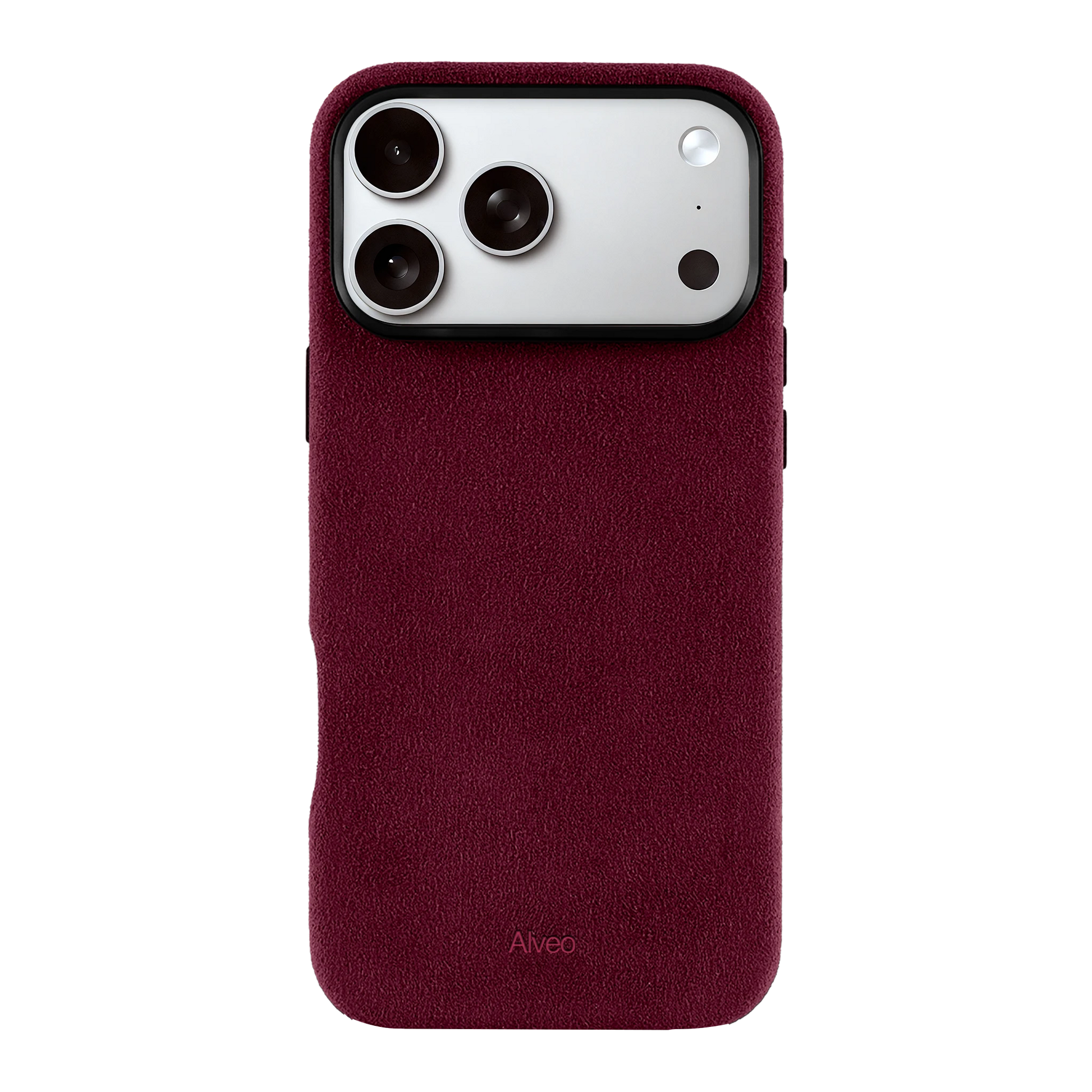 iPhone 17 Pro Max - Case Alcantara - Burgundy