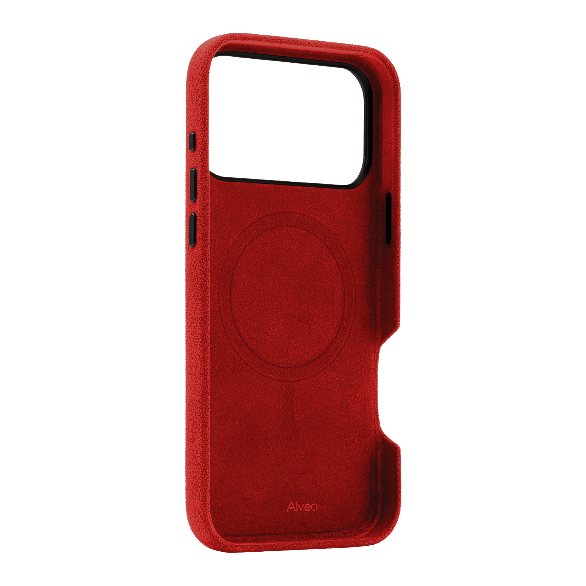 Case Alcantara Interior Alcantara iPhone 17 Pro Max Ruby