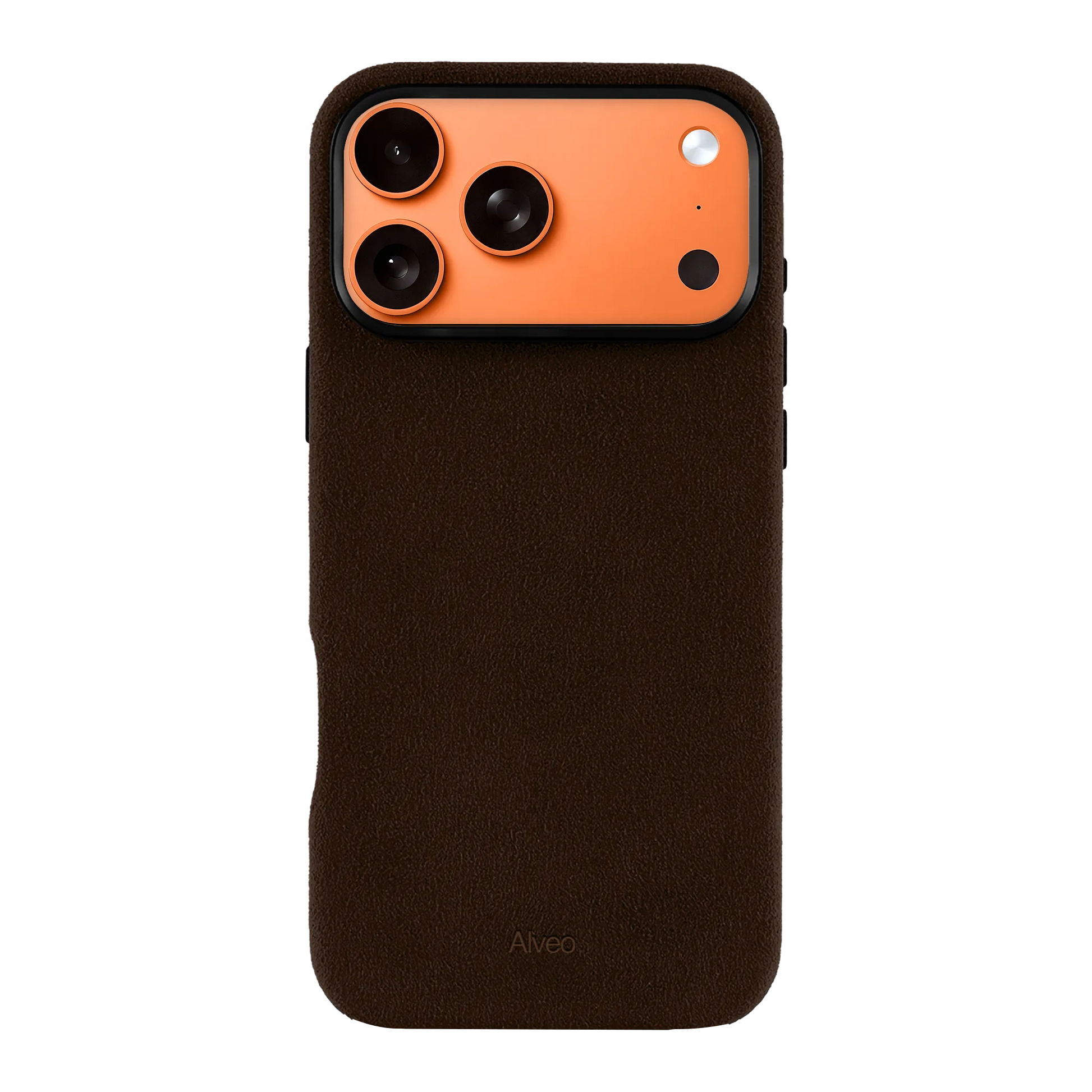 iPhone 17 Pro Max - Case Alcantara - Chocolato
