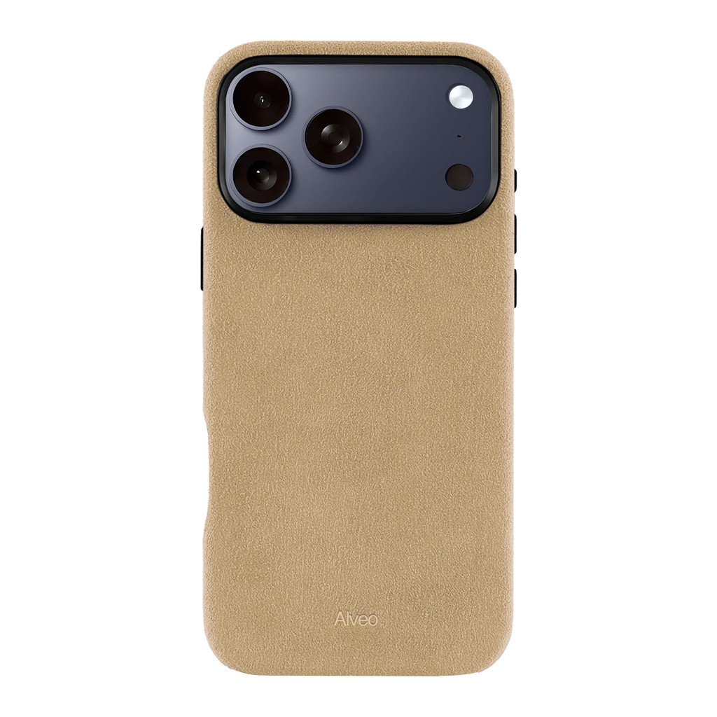 iPhone 17 Pro Max - Case Alcantara - Cream
