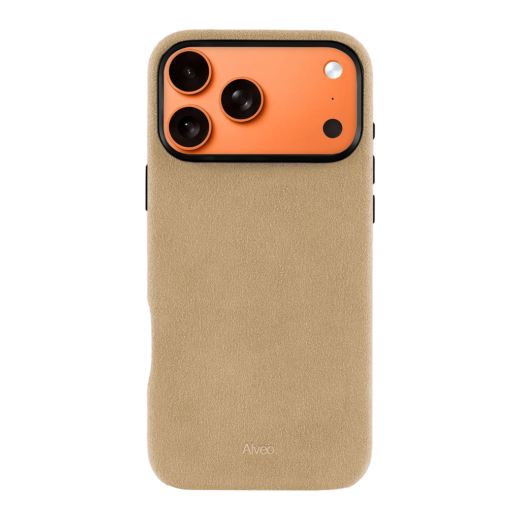 iPhone 17 Pro Max - Case Alcantara - Cream