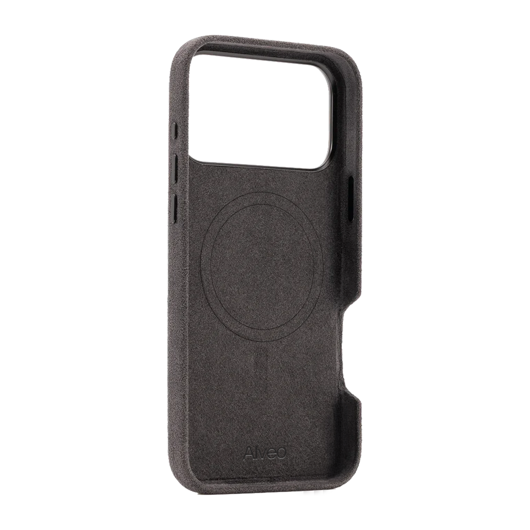 iPhone 17 Pro Max Dark Charcoal Case Interna Alcantara - Alveo