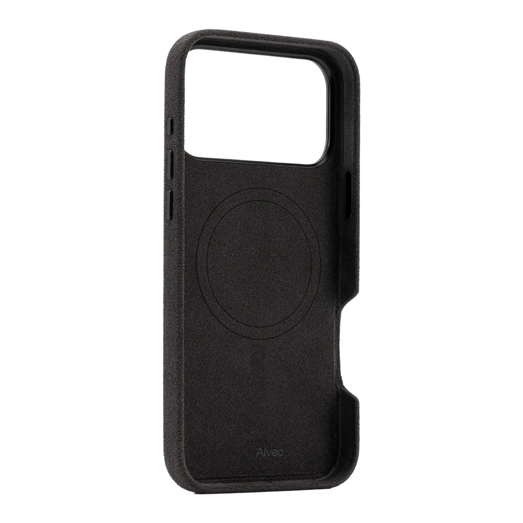 iPhone 17 Pro Max Dark Charcoal Case Interna Alcantara - Alveo