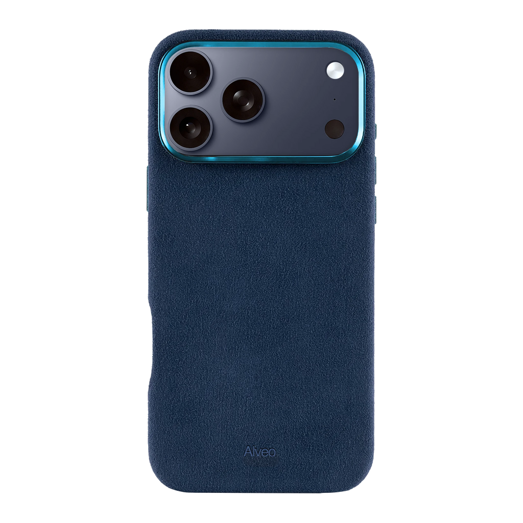 iPhone 17 Pro - Case Alcantara - Sea Blue