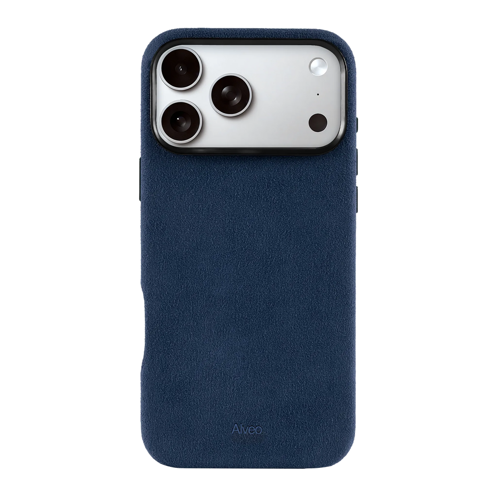 iPhone 17 Pro Max - Case Alcantara - Sea Blue