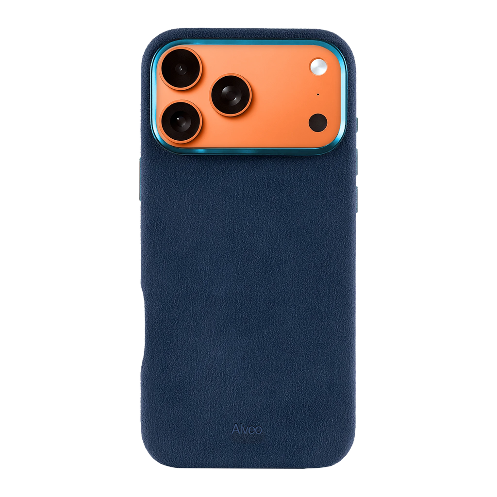 iPhone 17 Pro - Case Alcantara - Sea Blue