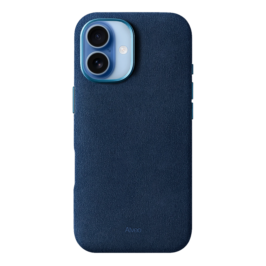 iPhone 17 - Case Alcantara - Sea Blue