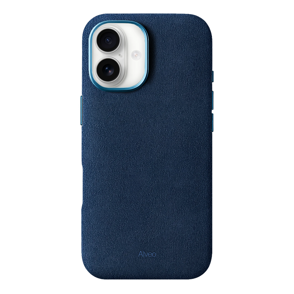 iPhone 17 - Case Alcantara - Sea Blue