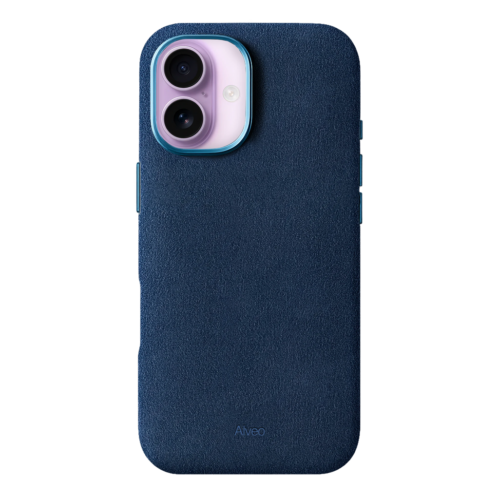 iPhone 17 - Case Alcantara - Sea Blue