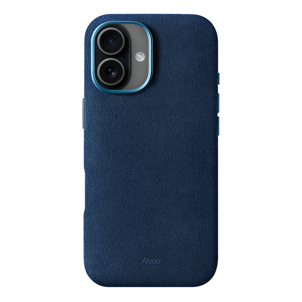 iPhone 17 - Case Alcantara - Sea Blue