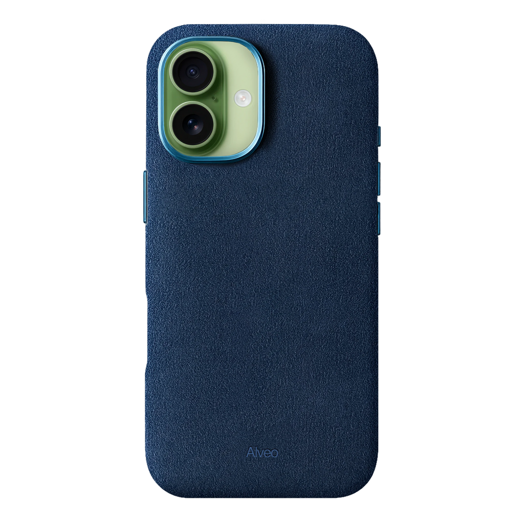 iPhone 17 - Case Alcantara - Sea Blue