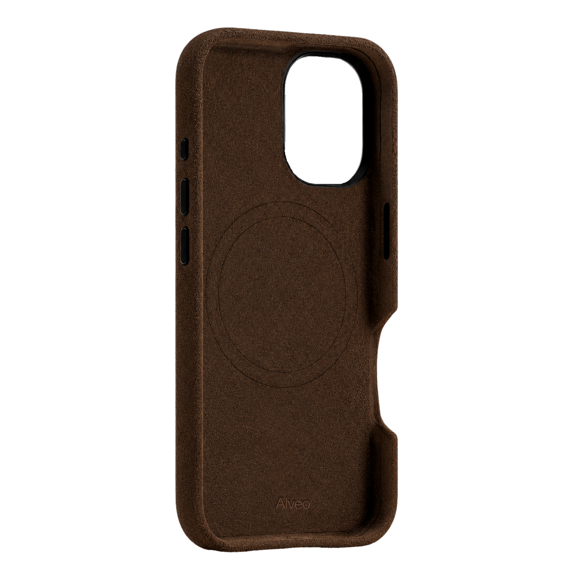 iPhone 17 - Case Alcantara - Chocolato