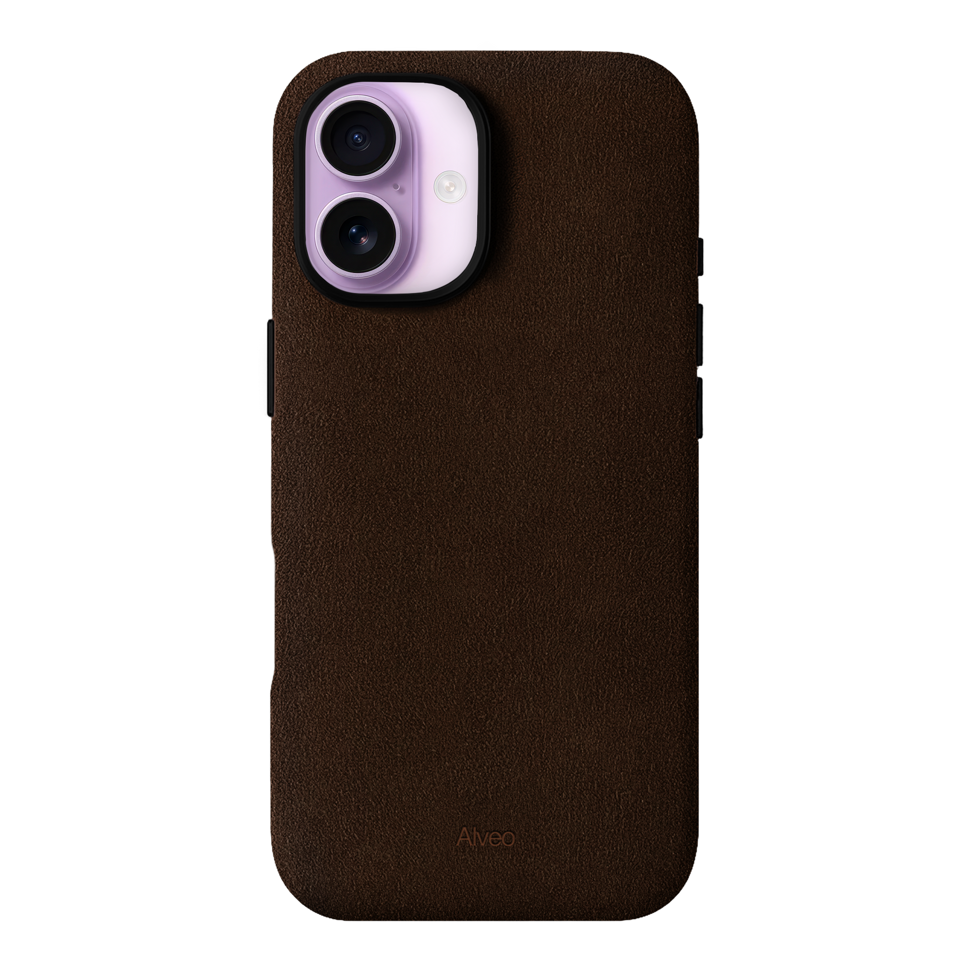 iPhone 17 - Case Alcantara - Chocolato