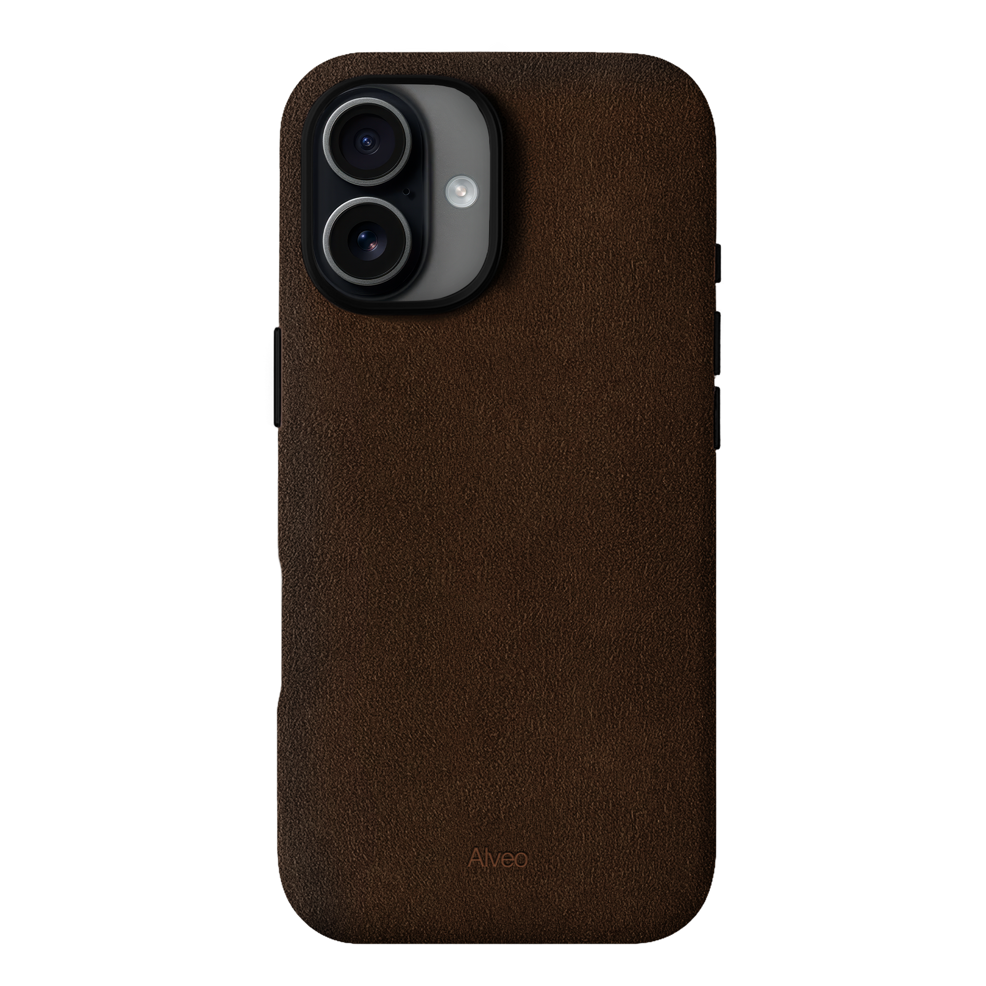iPhone 17 - Case Alcantara - Chocolato