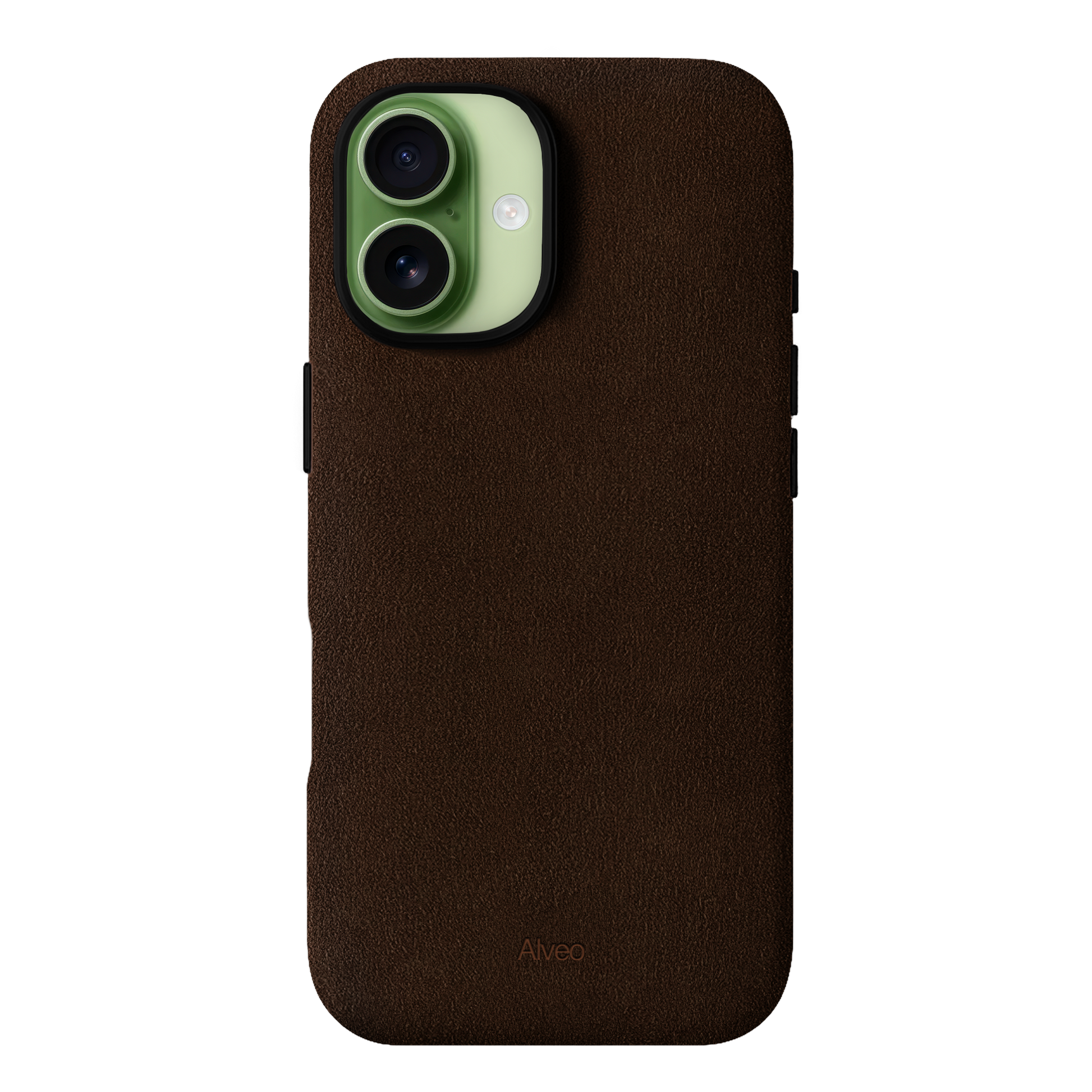 iPhone 17 - Case Alcantara - Chocolato
