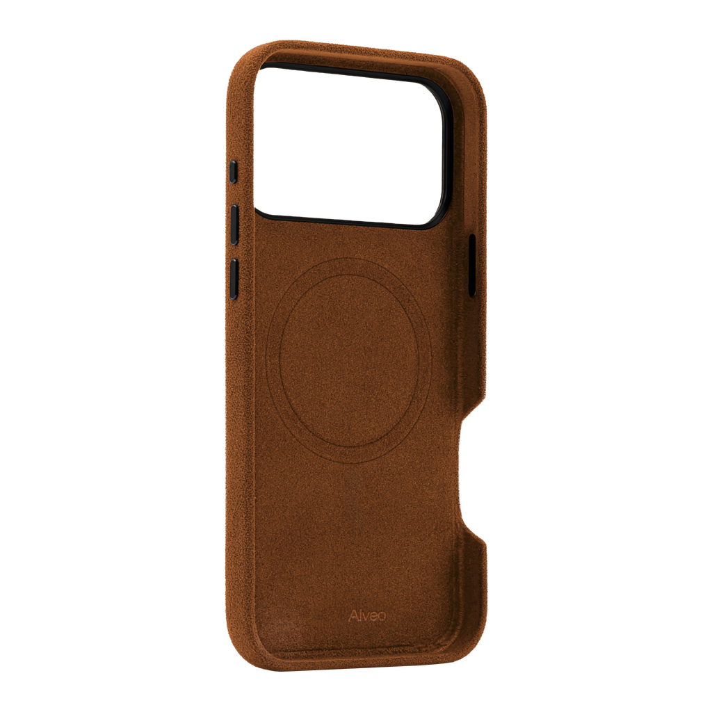 Case Alcantara Interior Alcantara iPhone 17 Pro Max Bear Alveo