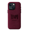 Alveo x Tempo - iPhone 13 - Case Alcantara - Burgundy