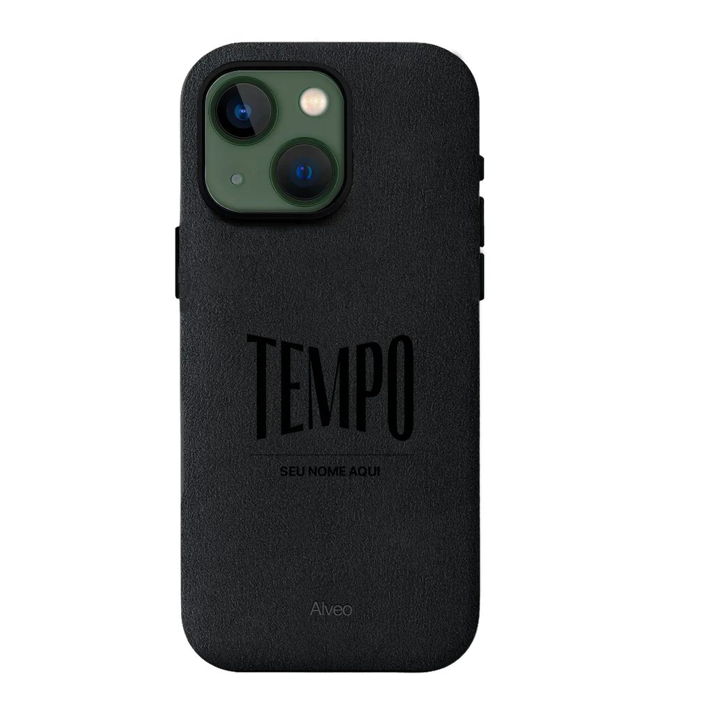 Alveo x Tempo - iPhone 13 - Case Alcantara - Dark Charcoal