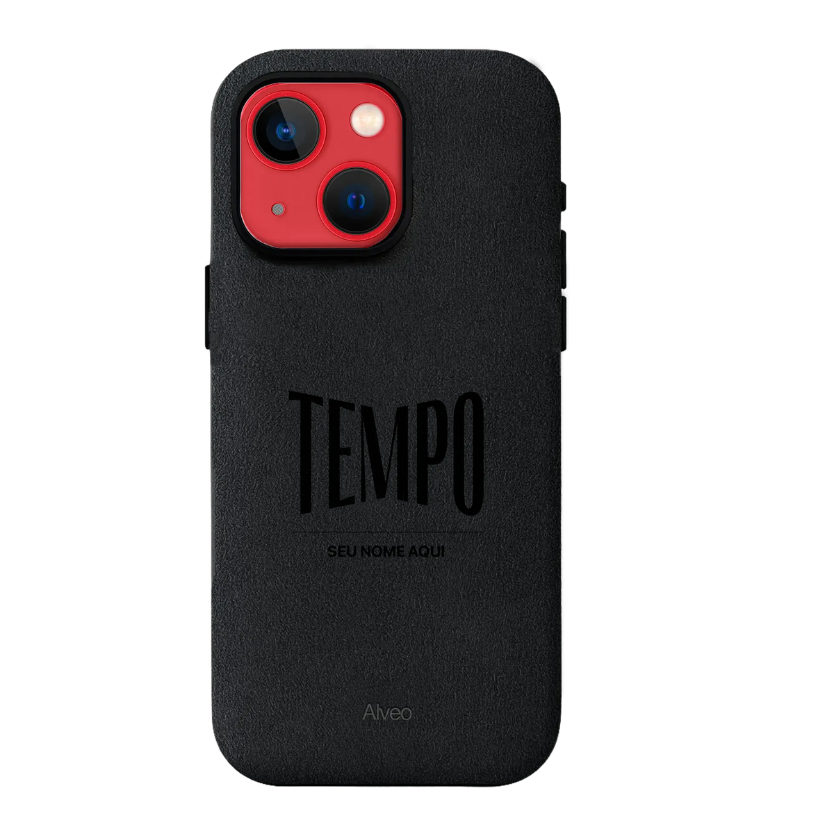 Alveo x Tempo - iPhone 13 - Case Alcantara - Dark Charcoal