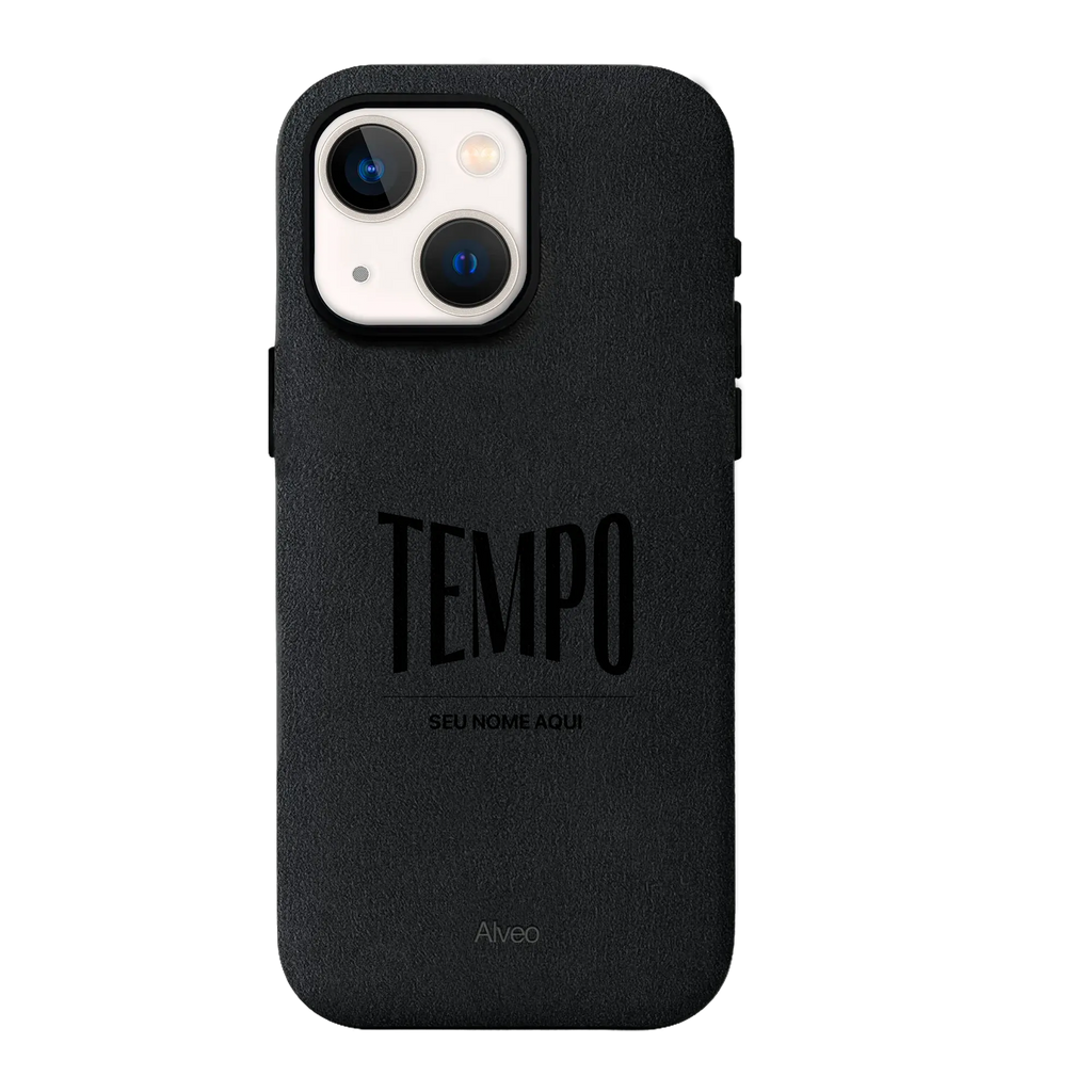 Alveo x Tempo - iPhone 13 - Case Alcantara - Dark Charcoal
