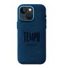 Alveo x Tempo - iPhone 13 - Case Alcantara - Sea Blue