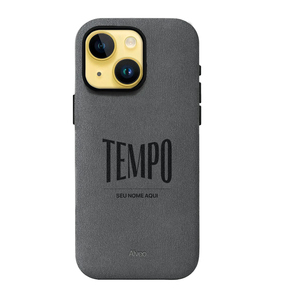Alveo x Tempo - iPhone 14 - Case Alcantara - Basalt