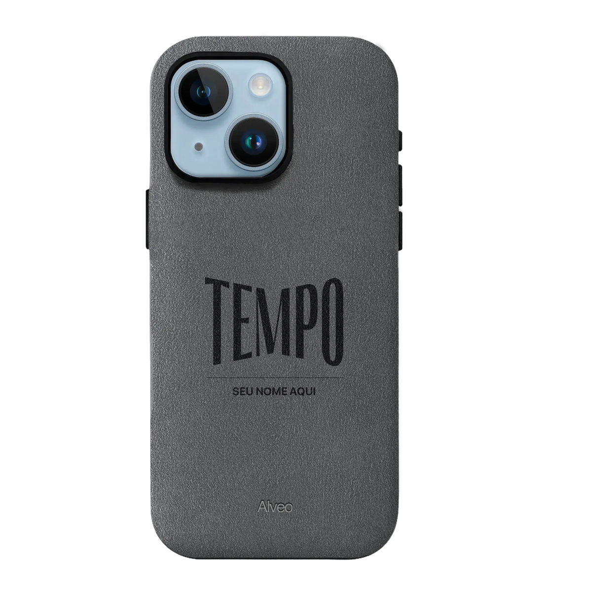 Alveo x Tempo - iPhone 14 - Case Alcantara - Basalt