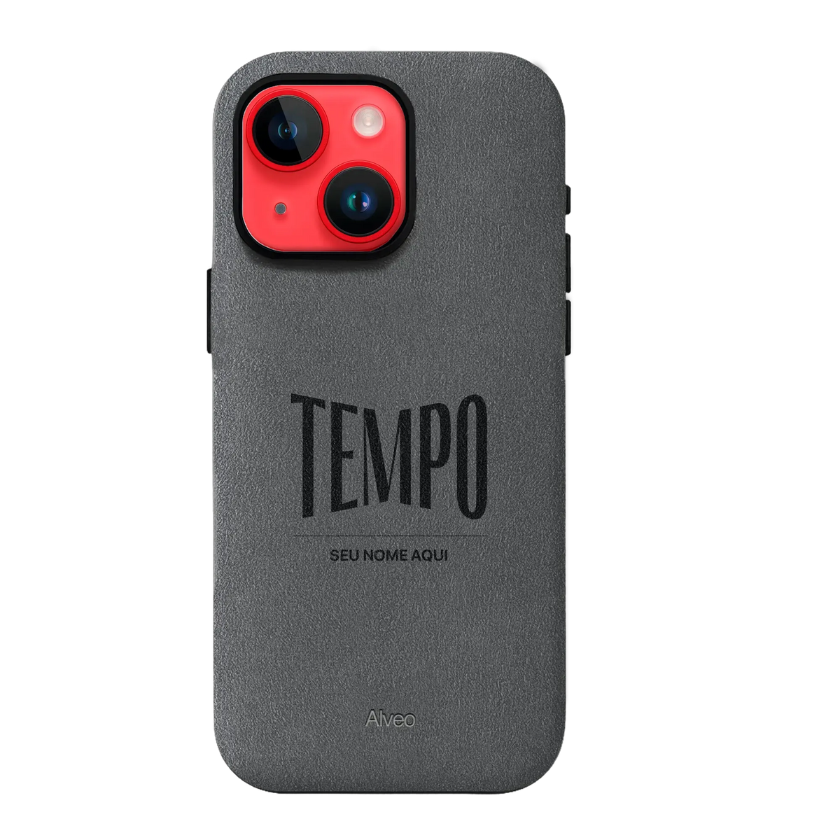 Alveo x Tempo - iPhone 14 - Case Alcantara - Basalt