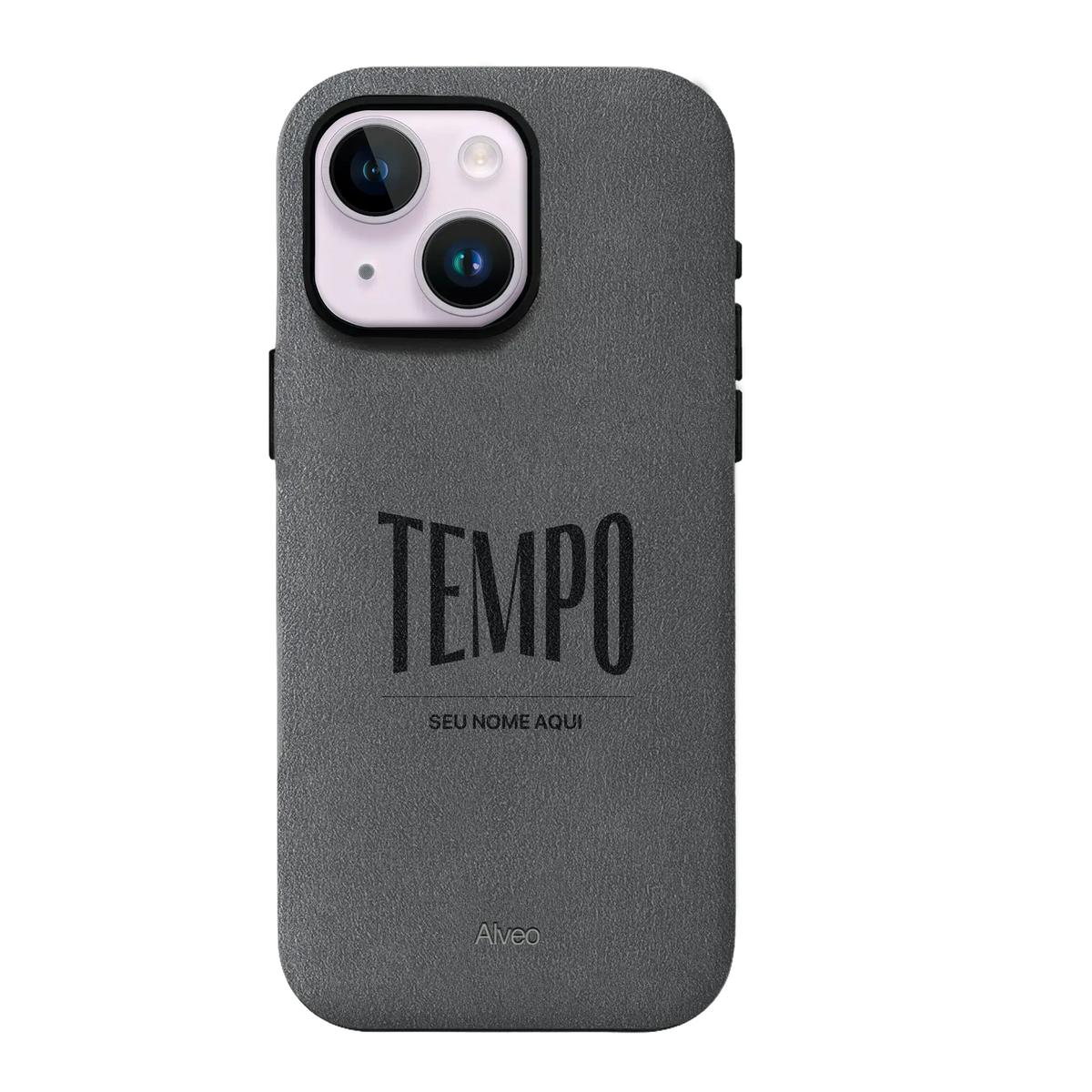Alveo x Tempo - iPhone 14 - Case Alcantara - Basalt
