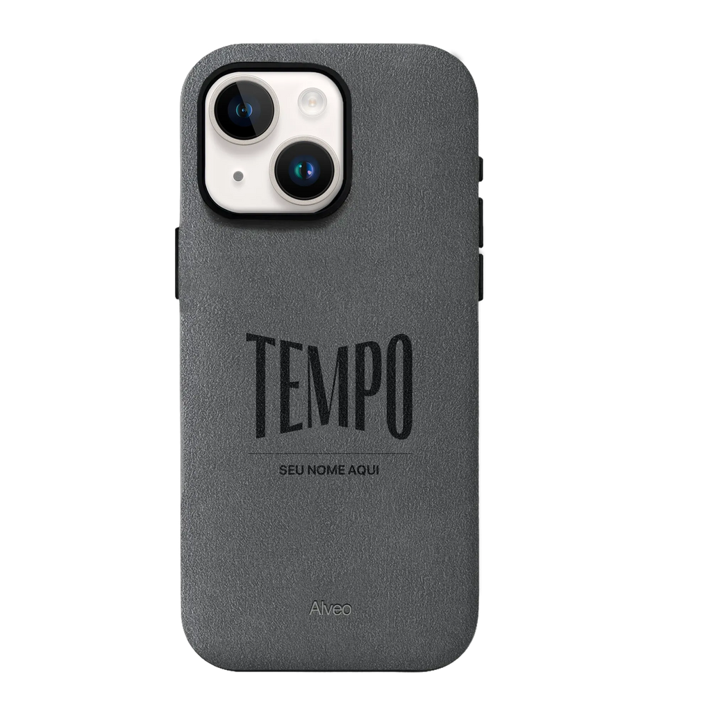 Alveo x Tempo - iPhone 14 - Case Alcantara - Basalt