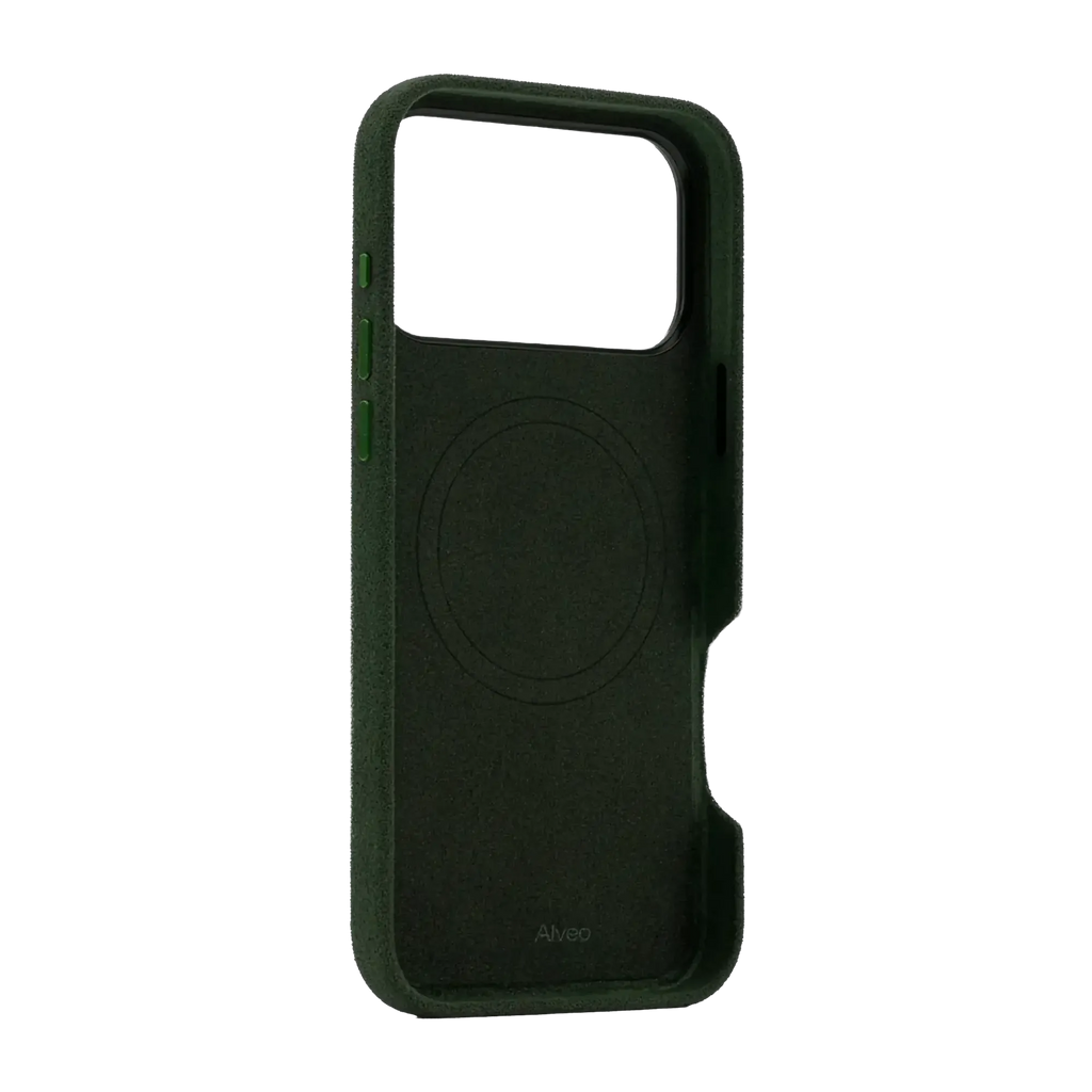 iPhone 18 Pro Max - Case Alcantara - Emerald