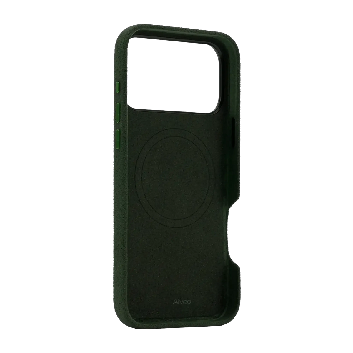 iPhone 18 Pro Max - Case Alcantara - Emerald