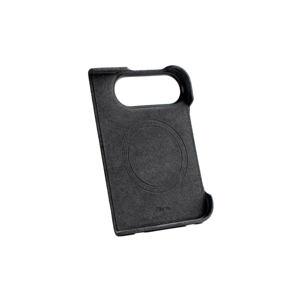 Alveo x Tempo - iPhone Duo - Case Alcantara - Dark Charcoal