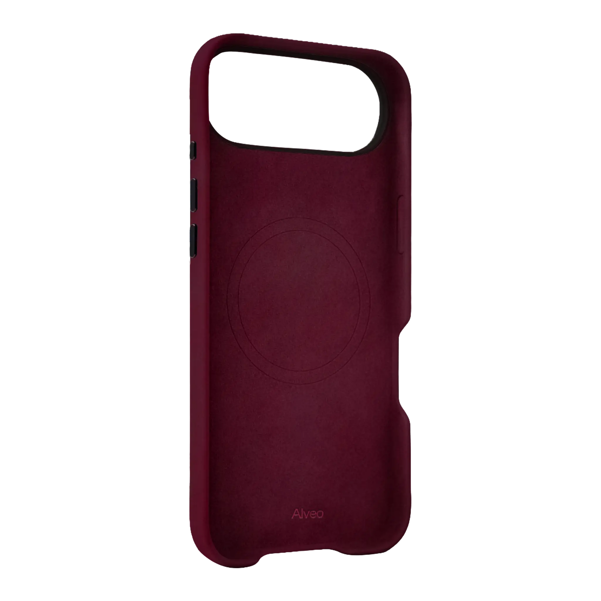 iPhone Air Burgundy Case Lateral Alcantara - Alveo