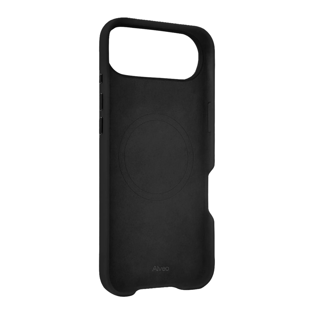 iPhone Air Dark Charcoal Case Lateral Alcantara - Alveo
