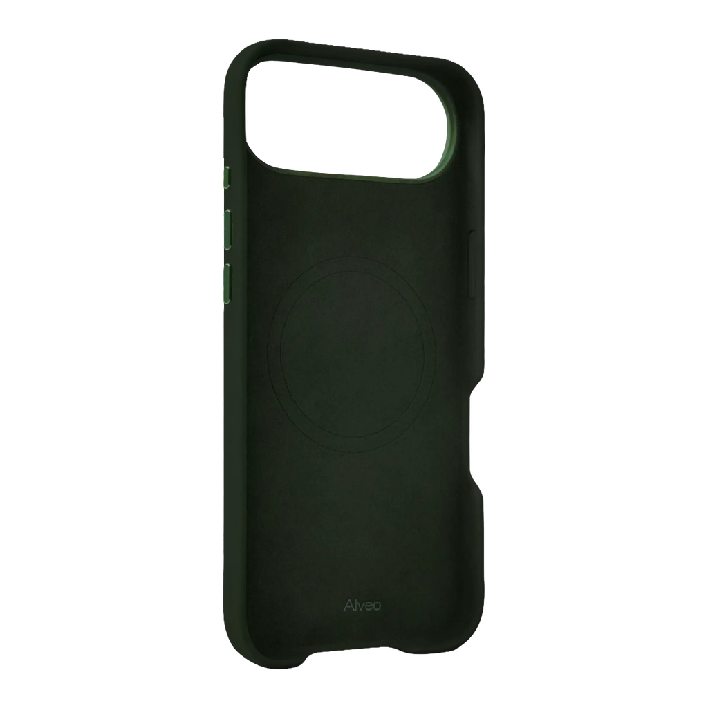 iPhone Air Emerald Case Lateral Alcantara - Alveo