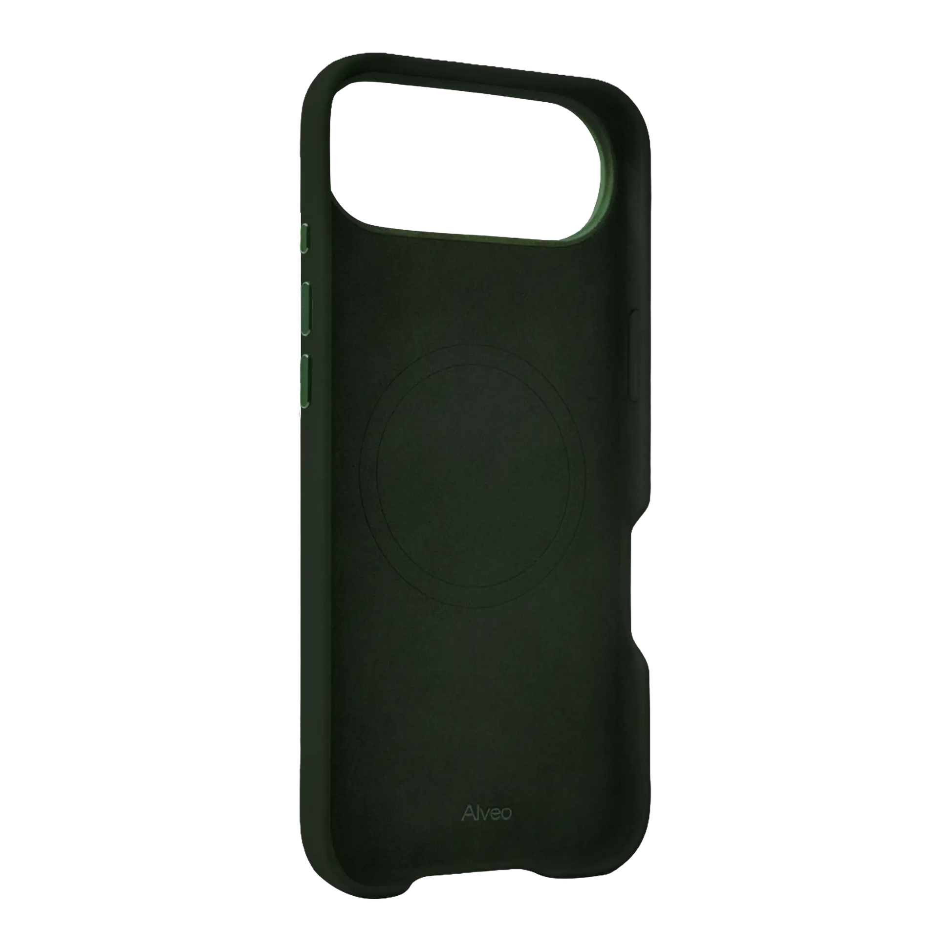 iPhone Air Emerald Case Lateral Alcantara - Alveo