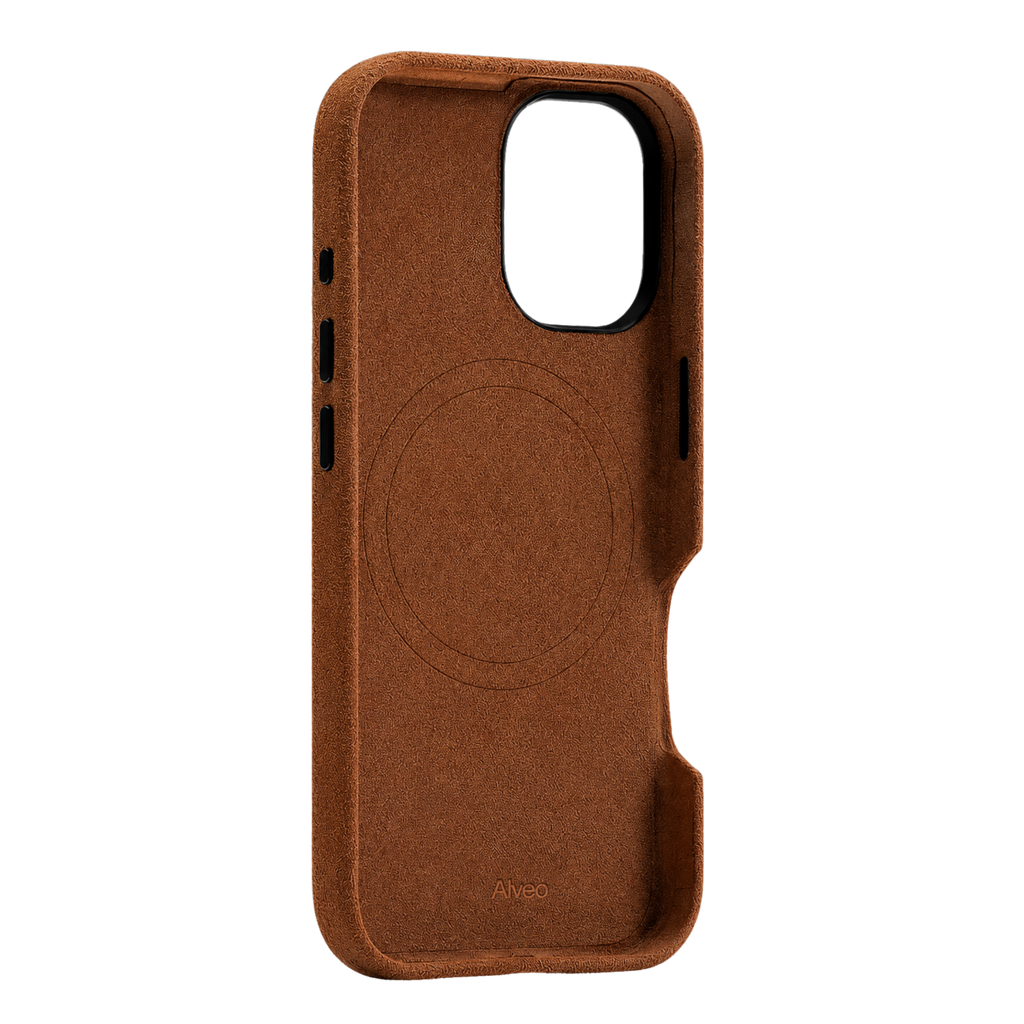 iPhone 16 - Case Alcantara - Bear