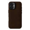 iPhone 16 - Case Alcantara - Chocolato