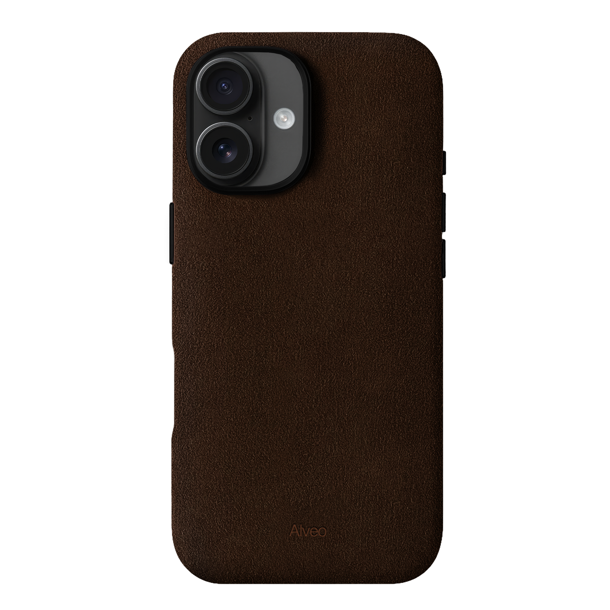 iPhone 16 - Case Alcantara - Chocolato