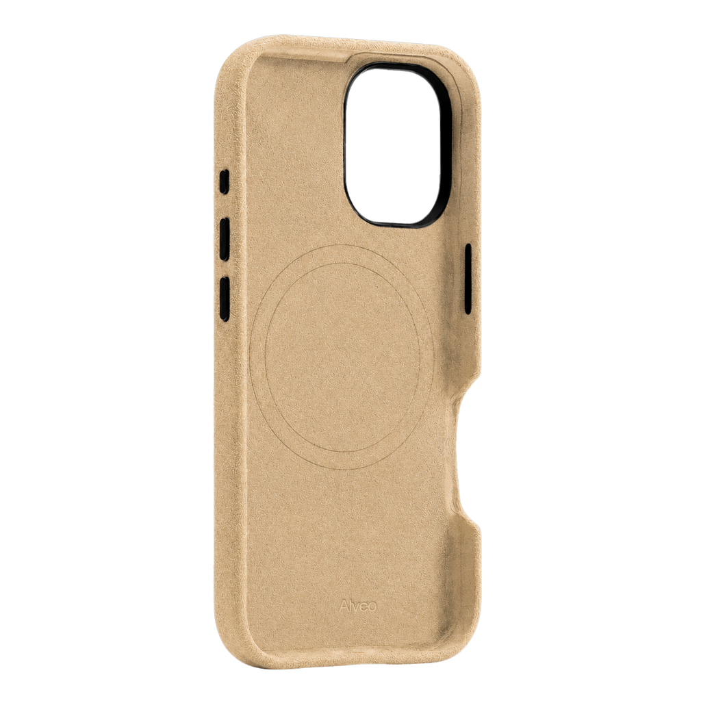 iPhone 16 - Case Alcantara - Cream