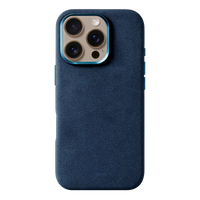 iPhone 16 Pro - Case Alcantara - Sea Blue