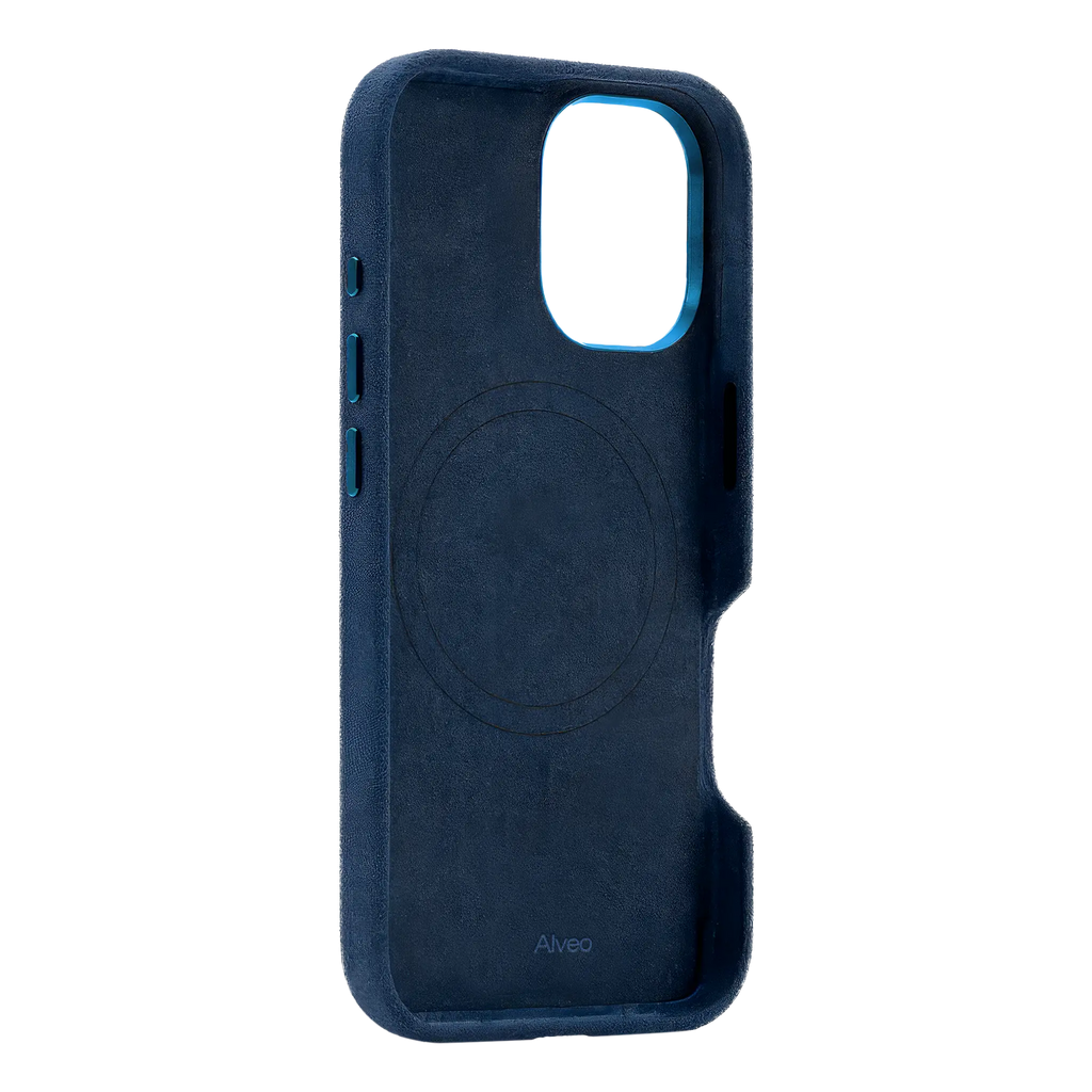 iPhone 17 Sea Blue Case Interna Alcantara - Alveo